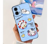 For Motorola Moto G24 Case XT2423-1 Fashion Painted Soft Silicone Shockproof Cover For Moto G34 XT2363-2 Bumper G 34 G 24 Fundas