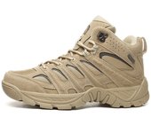 Men Military Tactical Leather Boots Desert Combat Hiking Outdoor Army Shoes NEW