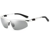 Aluminio magnesio ciclismo gafas de sol polarizadas que cambian de color gafas de sol para hombres gafas de conducción gafas para todo clima