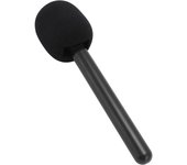 Micrófono Entrevista Adaptador de Mano para Micrófono 1/2 para Rode GO II para Hollyland Lark 150, Soporte de Micrófono Inalámbrico Ligero de Espuma, Adaptador de
