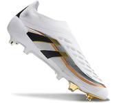 Men's Soccer Shoes FG Cleats Soft Leather Comfortable Training Scarpe Calcio