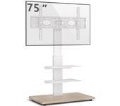 Soporte TV Pie para Pantallas de 32 a 70 Pulgadas de Curvos Planos Plasma OLED LCD LED hasta 50 kg, Soporte TV Pie Altura Ajustable con Giratorio, MAX VESA 400x400 mm