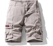 New Men Casual Shorts Outdoor Loose Fashion Multiple Pockets Cargo Shorts Summer Simplicity Solid Comfort Sports Shorts Men