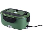 80W 1.5L Electric Lunch Box 3 in 1 Insulated Lunch Box 12V/220V Work Lunch Box Food Trucks and Trucks, Steel