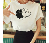 anime t-shirts women Y2K t-shirts female Japanese clothing