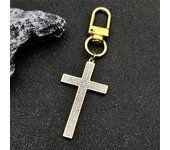Diamond-encrusted Cross Keychain Girlfriends Gift SimpleinsWind Backpack Pendant