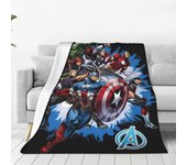 Warm Soft Blanket Travel Iron Man Bedding Throws Spiderman Flannel Bedspread For Living Room Novelty Sofa Bed Cover