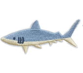15PCS Apparel Iron on Cartoon Embroidered Patch DIY Shark Clothing Patch Cute Tortoise Clothes Appliques Sewing