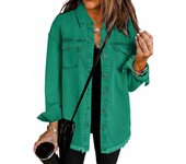 autumn women's fashion denim coats casual turn down collars overcoats