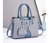 Luxury women's large capacity shoulder high-end crossbody bag, zipper polyester model 21612