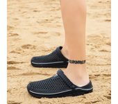 Men's Slippers 2025 Sandals for Women Men Breathable Beach Shoes Fashion Garden Clog Aqua Shoes Trekking Wading Plus Size 36-45