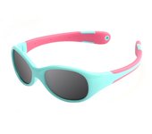 Gafas solares deportivas para niños | Niñas y niños | 100% protección UV 400 | polarizadas | de goma flexible irrompible | 5-10 años | solo 22 gramos