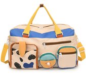 Bolso De Viaje Kawaii Para Mujer Bolso De Fin De Semana Deportivo Multi-Metales Bolsa De Mano Con Múltiples Bolsillos Bolsa De Hombro De Gimnasio