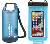 accesorios barcos de recreo,Bolsa de playa, bolsa de cubo impermeable, bolsa impermeable de PVC, bolsa de deportes al aire libre, translúcida.
