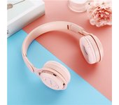 Wireless Macaron Headphones with Mic Stereo Bluetooth Headphone Noise Reduction On Ear Gaming Headset