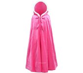 Winter Girls Velvet Princess Long Cloak Fancy Fairy Cinderella Anna Elsa Aurora Rapunzel Kids Floor Length Corduroy Hooded Cape