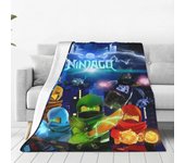 N-ninjagos Blanket  Flannel Funny Warm Throw Blankets for Bedspread Summer