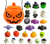 Calendario de Adviento de Halloween 2024, Contiene 24 Muñecas Aterradoras, Calendario de Cuenta Regresiva de Halloween con Muñeca sorpresas,para niños, niñas y adolescentes