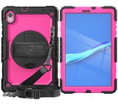 For Lenovo Tab M10 HD 2nd Gen 10.1 inch 2020 with Screen Protector & Shoulder Strap Hand Strap Stand Case