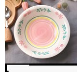 Preciosos Platos Pintados A Mano, Vajilla De Colores, Exquisitos Platos Para Uso Doméstico