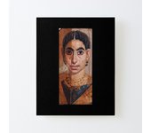 Retrato de momia de Fayum mujer del antiguo Egipto Lienzo Impreso Marco de Kit DIY 40x50cm