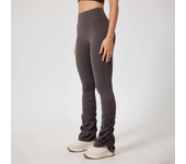 High-waisted Splicing Cloud Sense Yoga Pants Female Leisure Stacked Sports Tight Pants Running Thin Lifting Buttocks Micro Pants