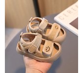 Verano nuevos zapatos de bebé sandalias de bebé niños zapatos de niño de suela suave niñas bolsa cabeza zapatos de los niños