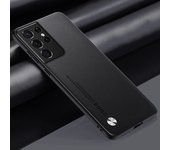 Funda de cuero PU de lujo para Samsung Galaxy S21 Ultra 5G, cubierta trasera de TPU, funda de teléfono de protección completa para Samsung S21 Ultra
