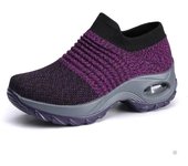 Zapatillas De deporte para Mujer, zapatillas ortopédicas versátiles para Mujer, zapatos De plataforma, zapatos informales para Mujer, Tenis antideslizantes resistentes al desgaste