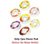 1pc 650ml Flavored with Random 1 Flavour Pods Water Bottle Frosted Black Air Camping Sport Fiess Cup
