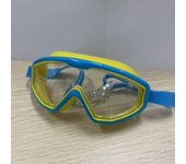 1pc Gafas De Natación Profesionales, Impermeables, Antivaho, Marco Ancho Ajustable, Gafas De Buceo Para Niños