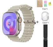 2025 New HK9 Ultra 2 Smartwatch Bluetooth Call Voice Assistant Information Reminder Screen Pointer Compass AMOLED Compatible with Android IOS Smartwatch