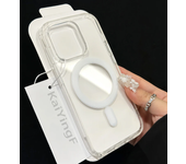 Funda de lujo transparente Magsafe para iPhone Cubierta mini para iPhone 16, 15, 14, 13, 12, 11 Pro, X, Xs, Xr Max, 7, 8 Plus