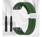 26mm 22mm Magnetic Buckle Strap For Garmin Fenix 7 7X 6X Pro 5Plus 6S 7S 3 3HR Forerunner 965 945 Silicone Bracelet Watchband
