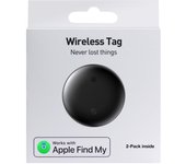 Air Tag-2 Pack Third-Party Alternative, Item Finder Works with Find My (iOS Only) App, Trakcer Tag Locator for Keys, Luggage, Satchel, Backpack, Pets etc. (Not for Android Devices)
