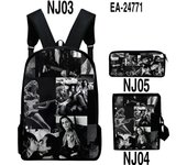 Popular Novelty Santoro Gorjuss 3D Printed 3pcs/Set pupil School Bags Laptop Daypack Backpack Inclined shoulder bag Pencil Case