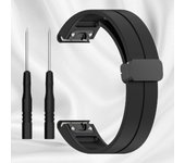 26mm 22mm Magnetic Buckle Strap For Garmin Fenix 7 7X 6X Pro 5Plus 6S 7S 3 3HR Forerunner 965 945 Silicone Bracelet Watchband