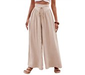 Solid Elastic Waist Flare Pants for Women Aesthetic Autumn Cotton Casual Woman Trousers Classic Y2k Streetwear Clothing Outfits
