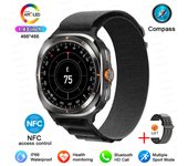 New Smartwatch 7 Ultra Men Full Touch Bluetooth Call Watch NFC Compass Sports Waterproof AMOLED Screen Women For Android ios ﻿