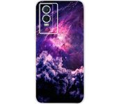 For Vivo Y76 5G 2021 Case Fundas Donut Butterfly Pattern Painting Etui Back Cover For Vivo Y76 Y 76 VIVOY76 5G Silicone Tpu Case