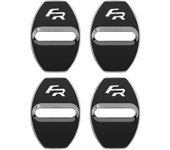 4pcs Car Door Lock Cover Protect Buckle Cover Latch Stop Anti Rust Car Accessories For Seat Leon Fr+ Ibiza Cupra Altea Racing - Door Lock Protective Cover
