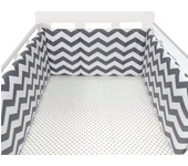 Protector de cuna Chichonera Para bebé, barrera envolvente Para cama infantil, cojín Para recién nacidos, cuna trenzada