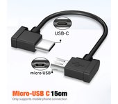 Remote Control Data Cable For Mini SE Tablet Phone Cable USB Type-C Adapter for DJI Mavic 3/Mini/Pro/Air/Spark Accessories