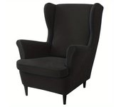 2pc Stretch Americana Armchair Covers with Elastic-Grip, Machine-Washable Polyester/Spandex Furniture Protectors for Home Decor