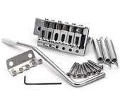 52.5mm Guitar for STRATOCASTER Tremolo Bridge Set for Fender Strat Squier Electric Guitar Replacement,Silver