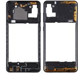 For Samsung Galaxy A21s Middle Frame Bezel Plate (Black)