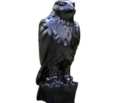 1 Piece Maltese Falcon Statue Shelf Decorations Black Resin Handmade Resin Sculpture