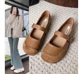2025 Spring New Women Elegant Leather Shoes Fashion Korean Style Soft Bottom Anti-slippery Versatile Chic Princess Daily Shoes