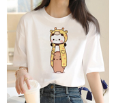 Bubu Dudu t shirt women designer streetwear Japanese top girl comic anime clothes