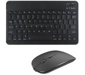 Teclado Inalámbrico Bluetooth Español Francés Azerty Ruso Coreano Para iPad Mac PC Tableta Celular Y Laptop Con Ratón Mini